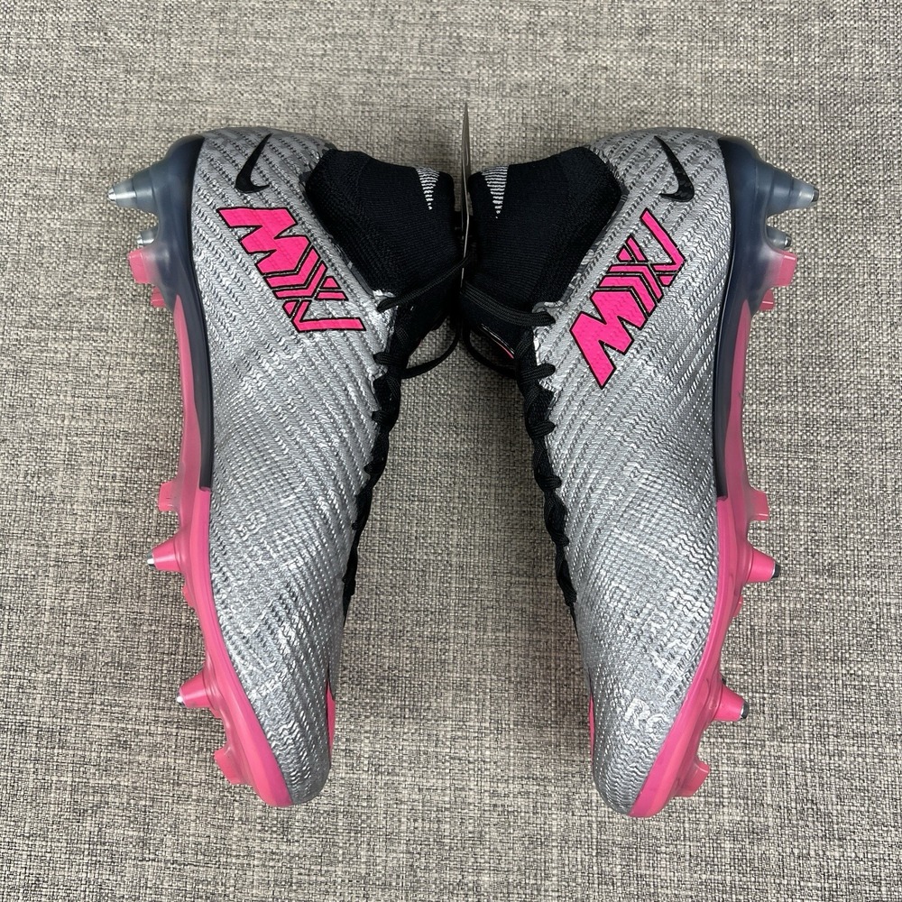 Nike Zoom Mercurial Superfly 9 Elite SG AC "XXV" Silver Pink FJ2971-060 Mens 9 - Picture 8 of 11